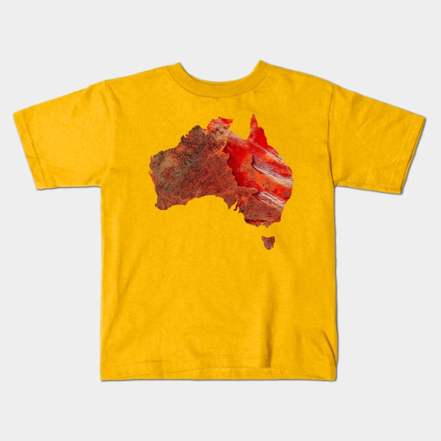 Australia Kids T-Shirt by Worldengine